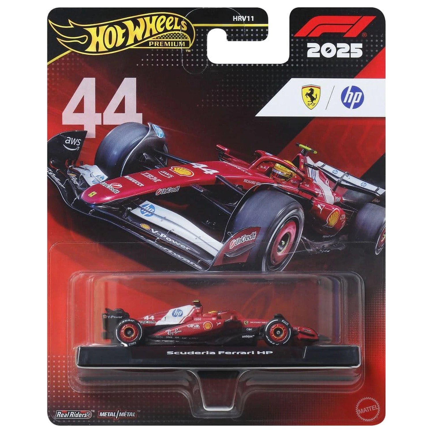 Formula 1 Hot Wheels Premium Die-Cast Vozilo 1/64 Team Ferrari fotografija proizvoda