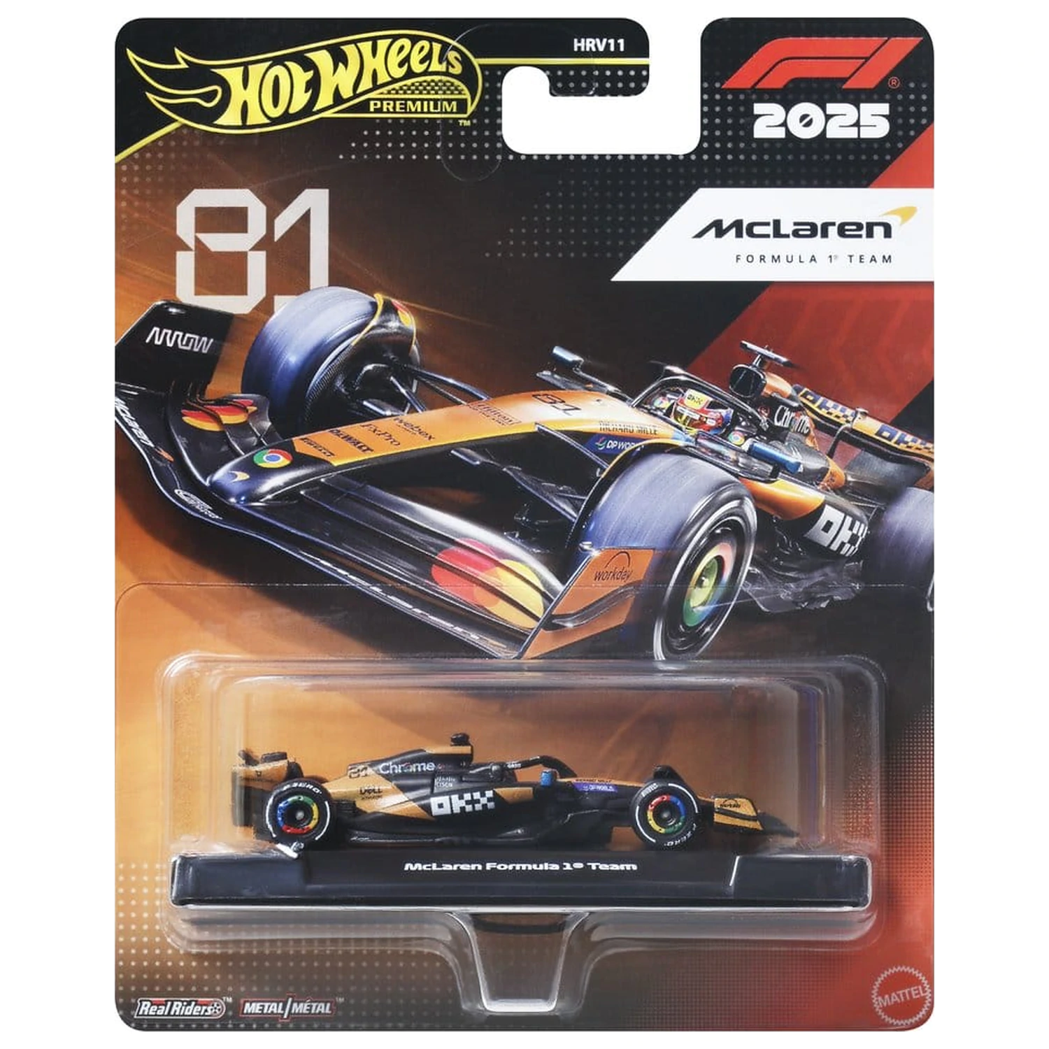 Formula 1 Hot Wheels Premium lijevano vozilo 1:64 Team McLaren: Driver 1 fotografija proizvoda