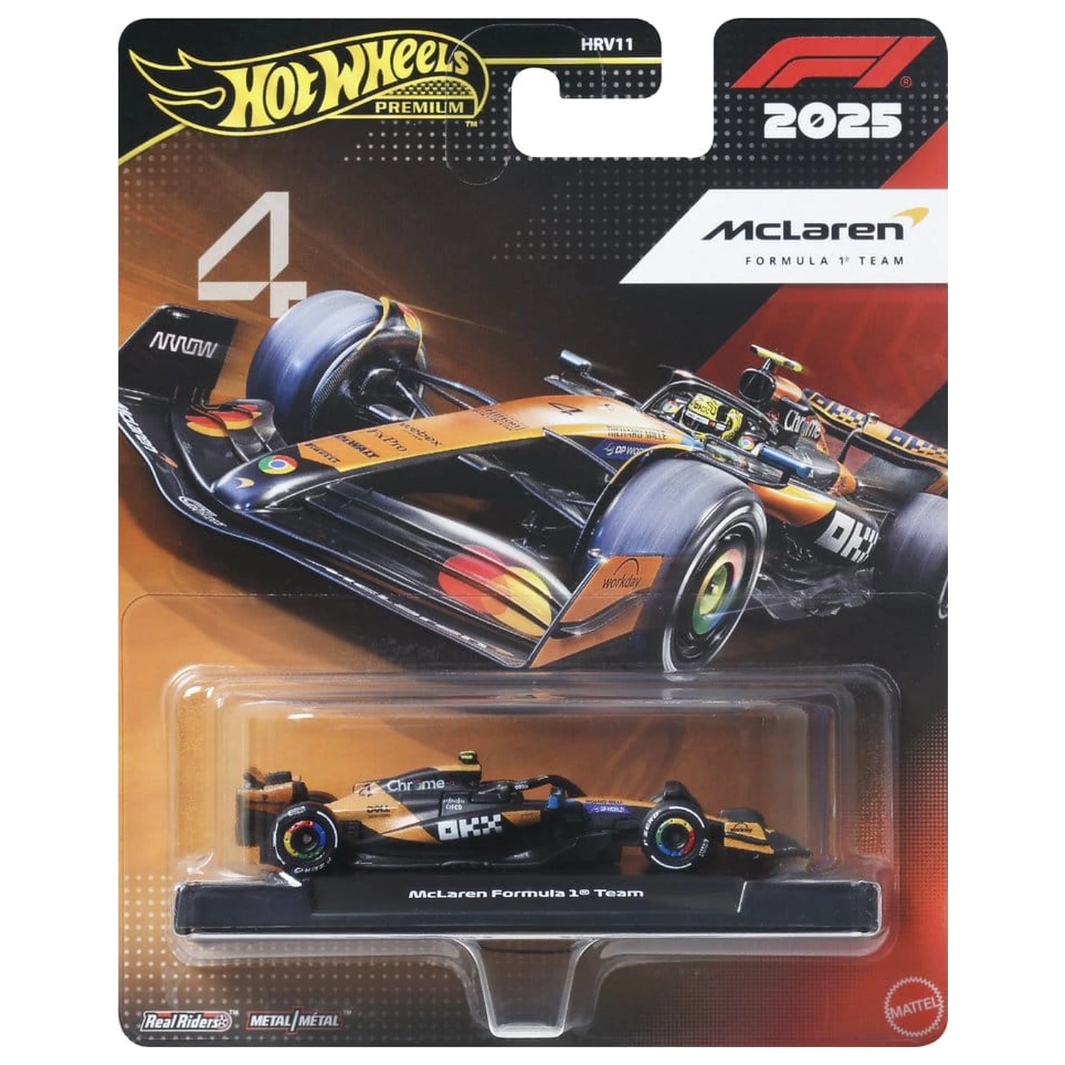 Formula 1 Hot Wheels Premium Die-Cast Vozilo 1:64 Team McLaren: Vozač 2 fotografija proizvoda