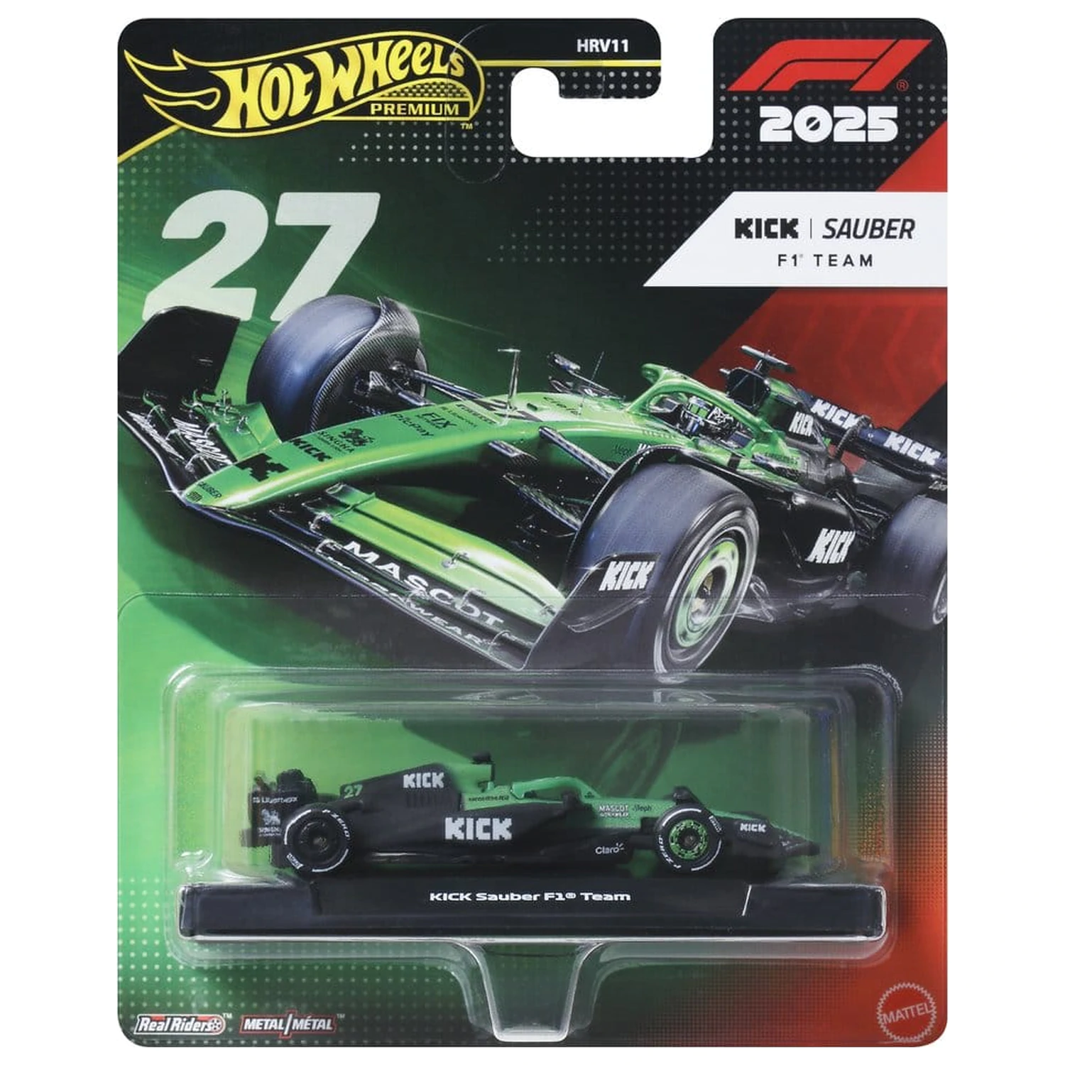 Formula 1 Hot Wheels Premium Die-Cast Vozilo 1:64 Team Sauber: Driver 1 fotografija proizvoda