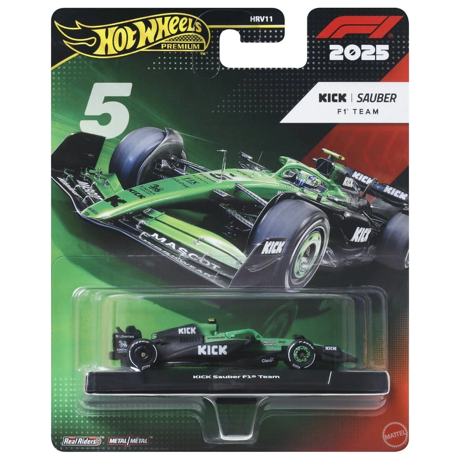 Formula 1 Hot Wheels Premium Die-Cast Vozilo 1:64 Team Sauber: Driver 2 fotografija proizvoda