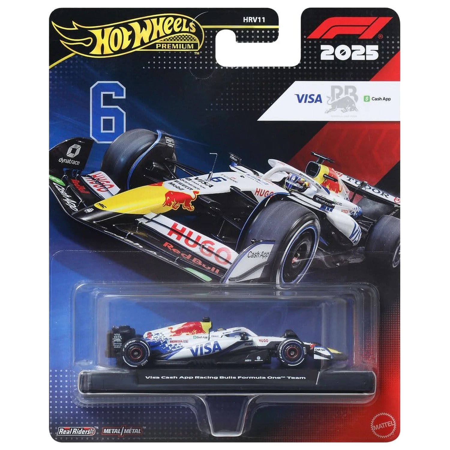 Formula 1 Hot Wheels Premium Die-Cast Vozilo 1/64 Visa Cash App Racing Bulls F1 Team fotografija proizvoda