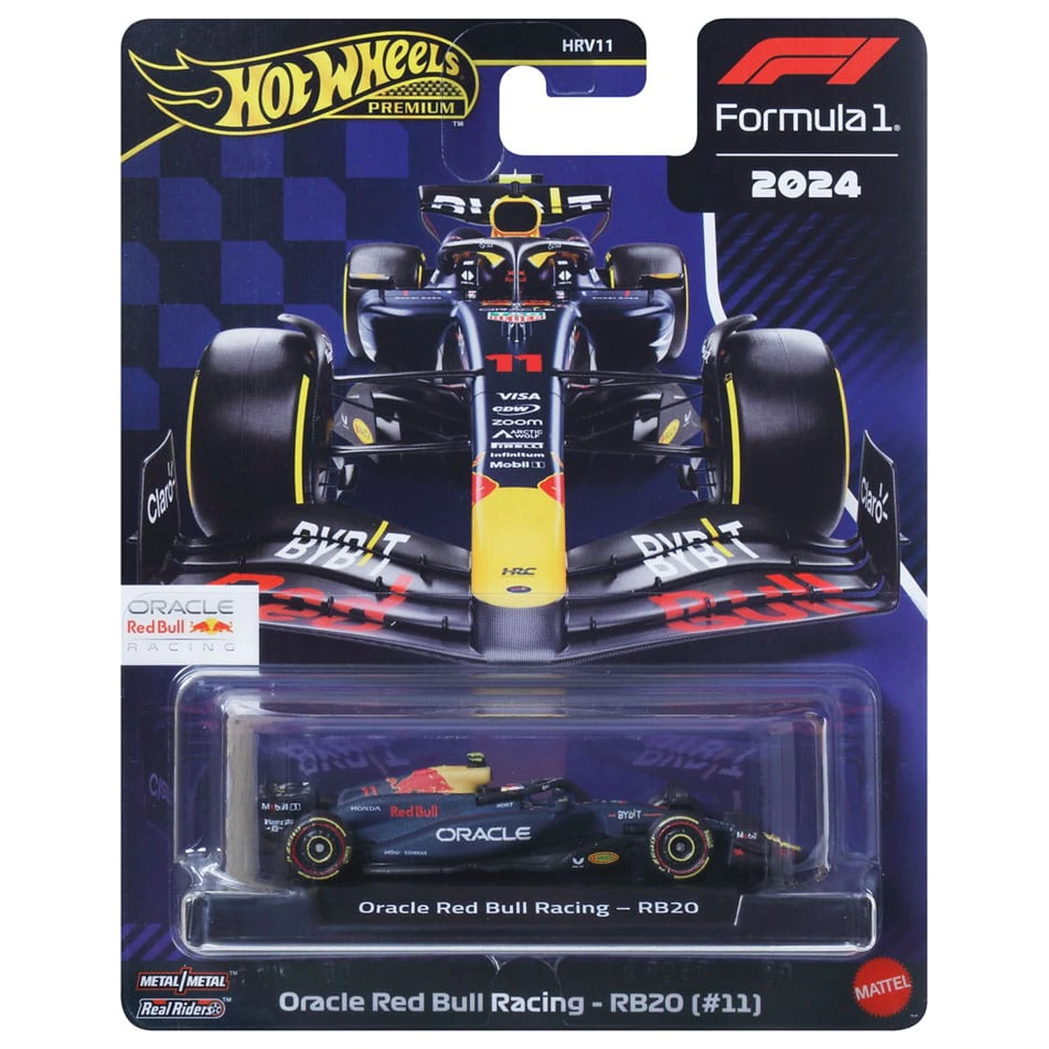 Formula 1 Hot Wheels Premium Diecast vozilo 1/64 Oracle Red Bull Racing RB20 (#11) (Sergio Perez 2024) fotografija proizvoda