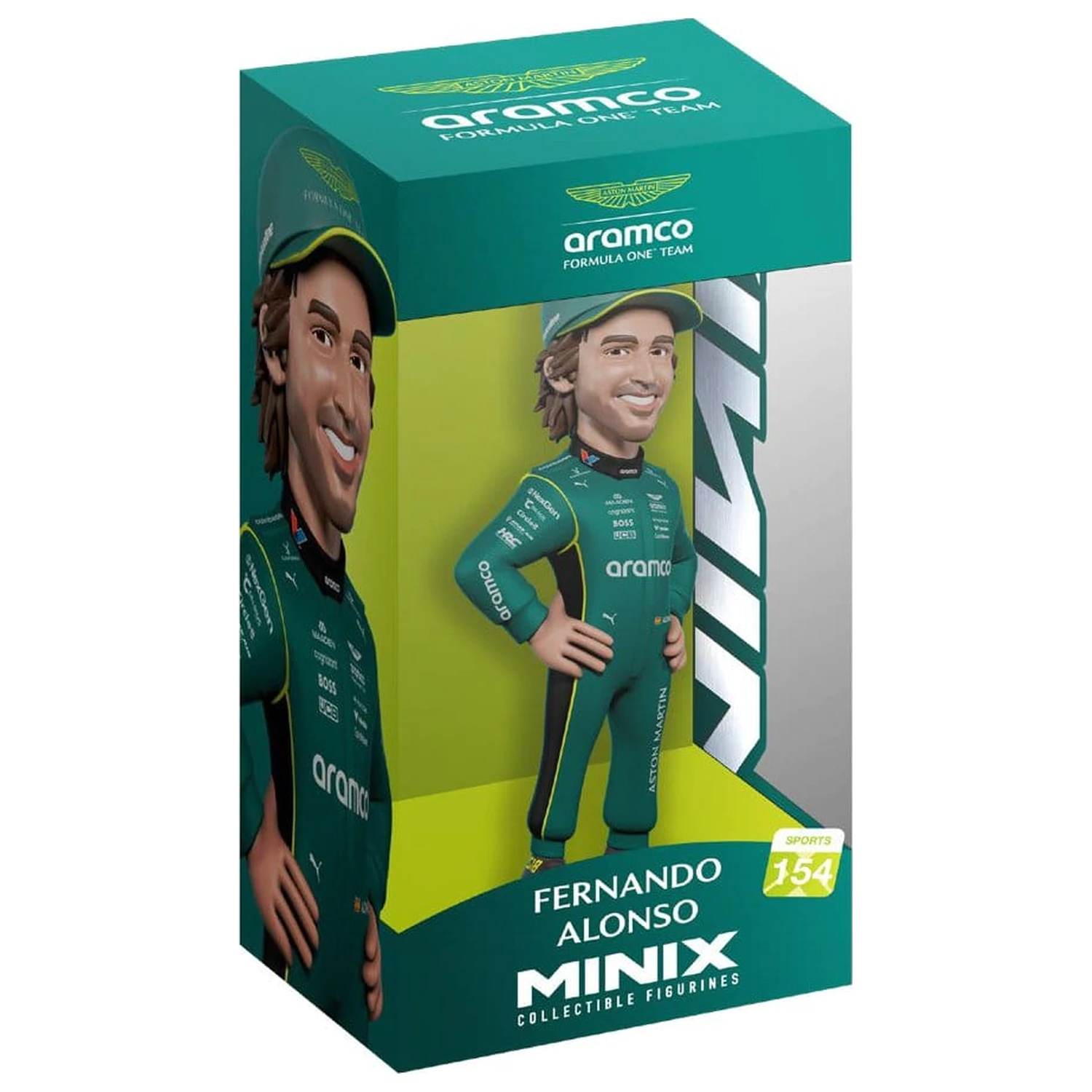Formula 1 Minix figura Fernando Alonso (Aston Martin) 12 cm fotografija proizvoda