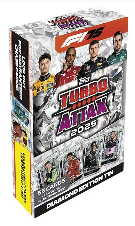 Formula 1 Turbo Attax TCG 2025 F1 Mega Limena Dijamantna Edicija *Njemačka Verzija* fotografija proizvoda