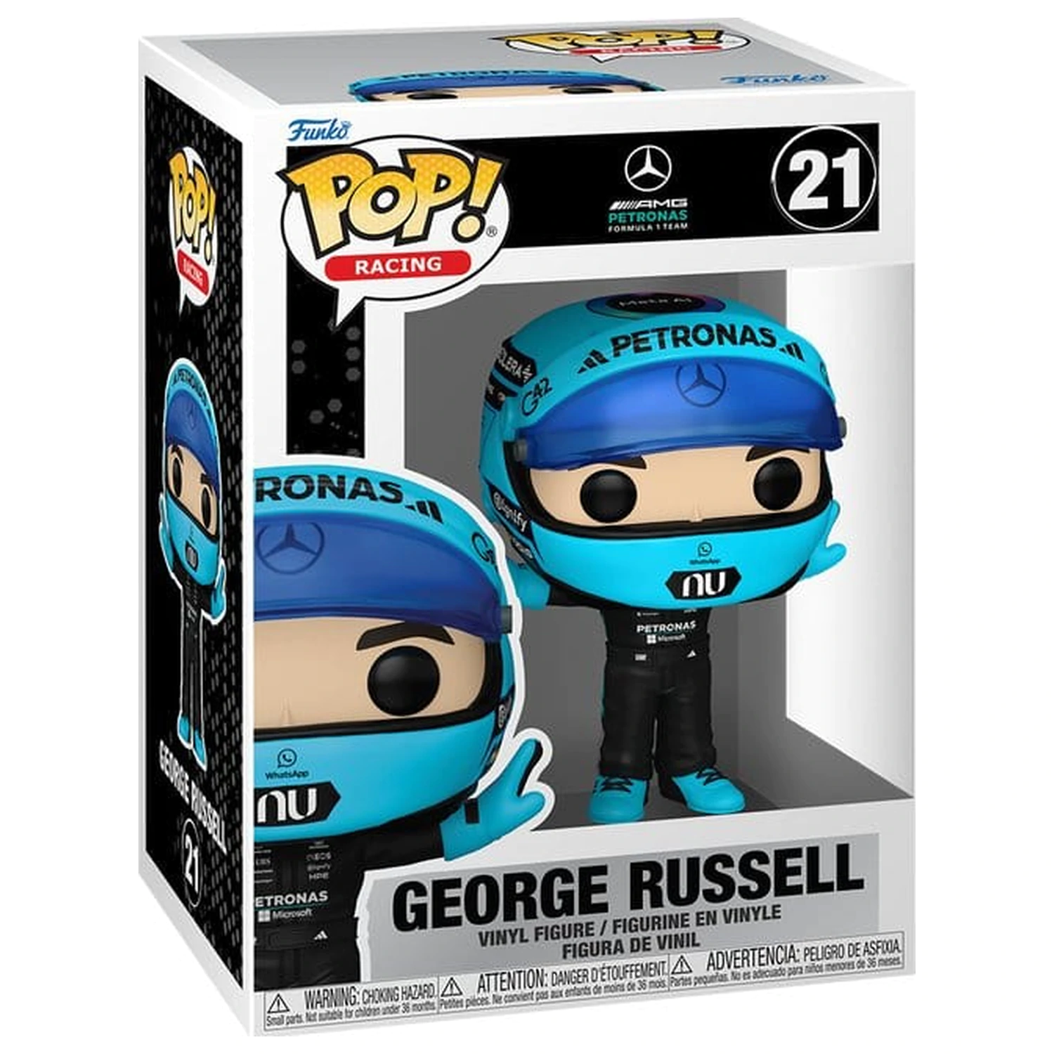 Formular 1 Funko POP! Racing vinil figura Mercedes Benz - George Russell (T-Pose) 9 cm fotografija proizvoda