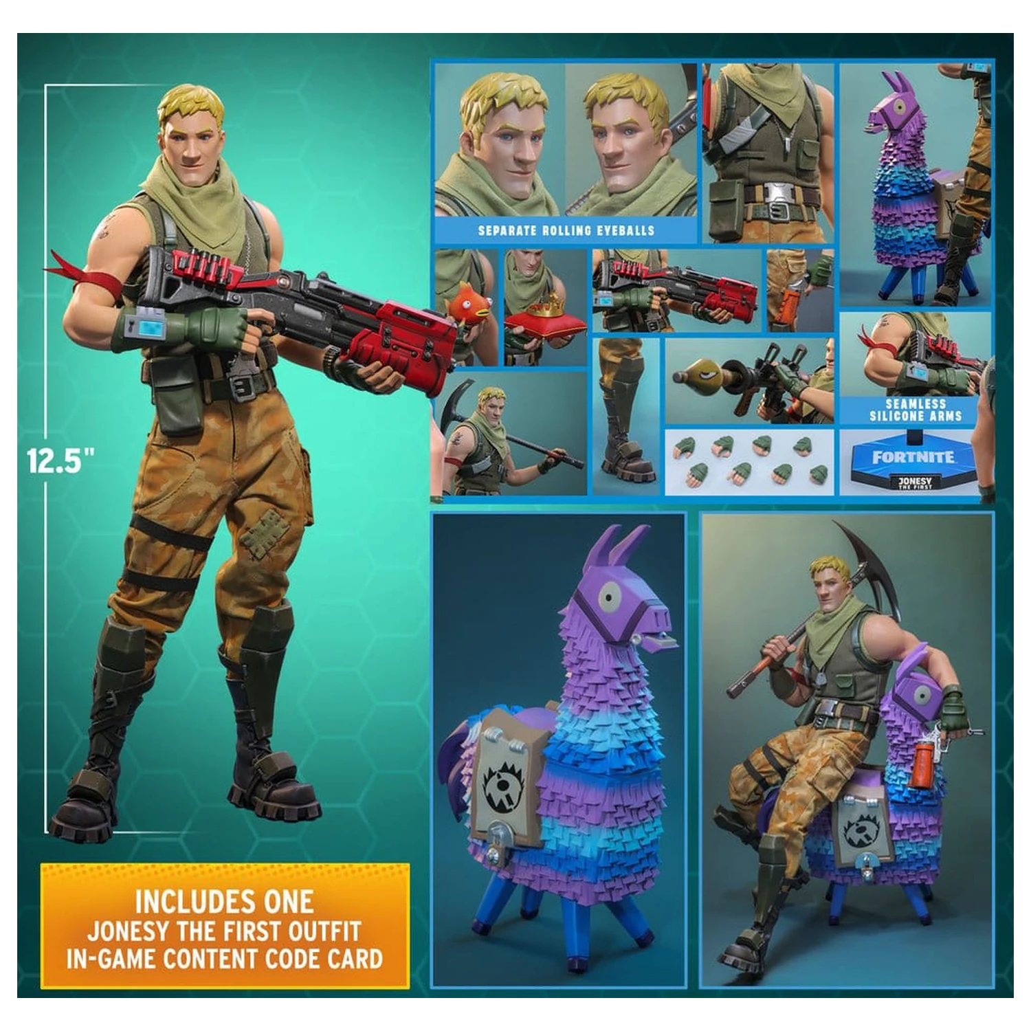 Fortnite Action Figure 1/6 Jonesy The First 32 cm fotografija proizvoda