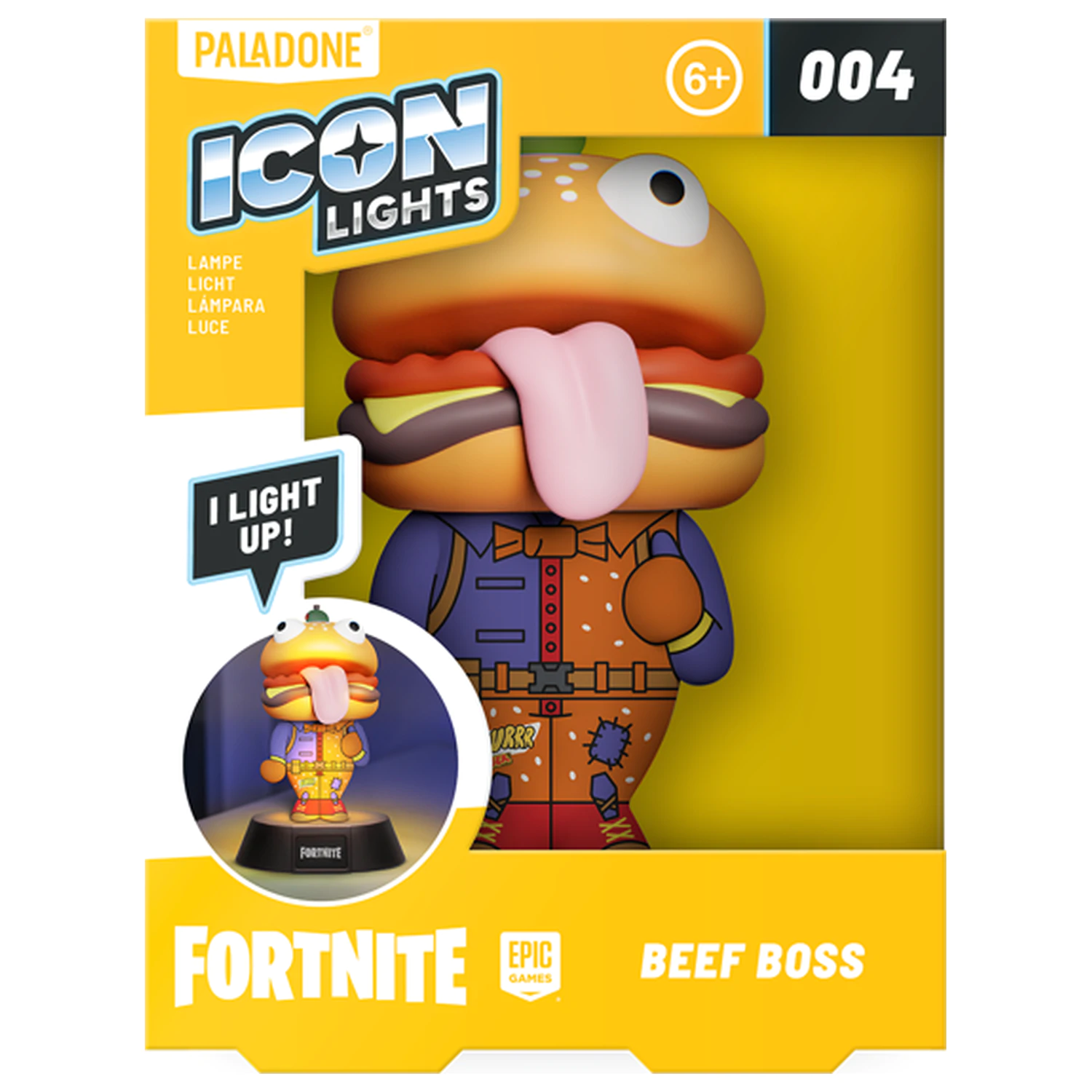 Fortnite Beef Boss Icon svjetiljka 11 cm fotografija proizvoda