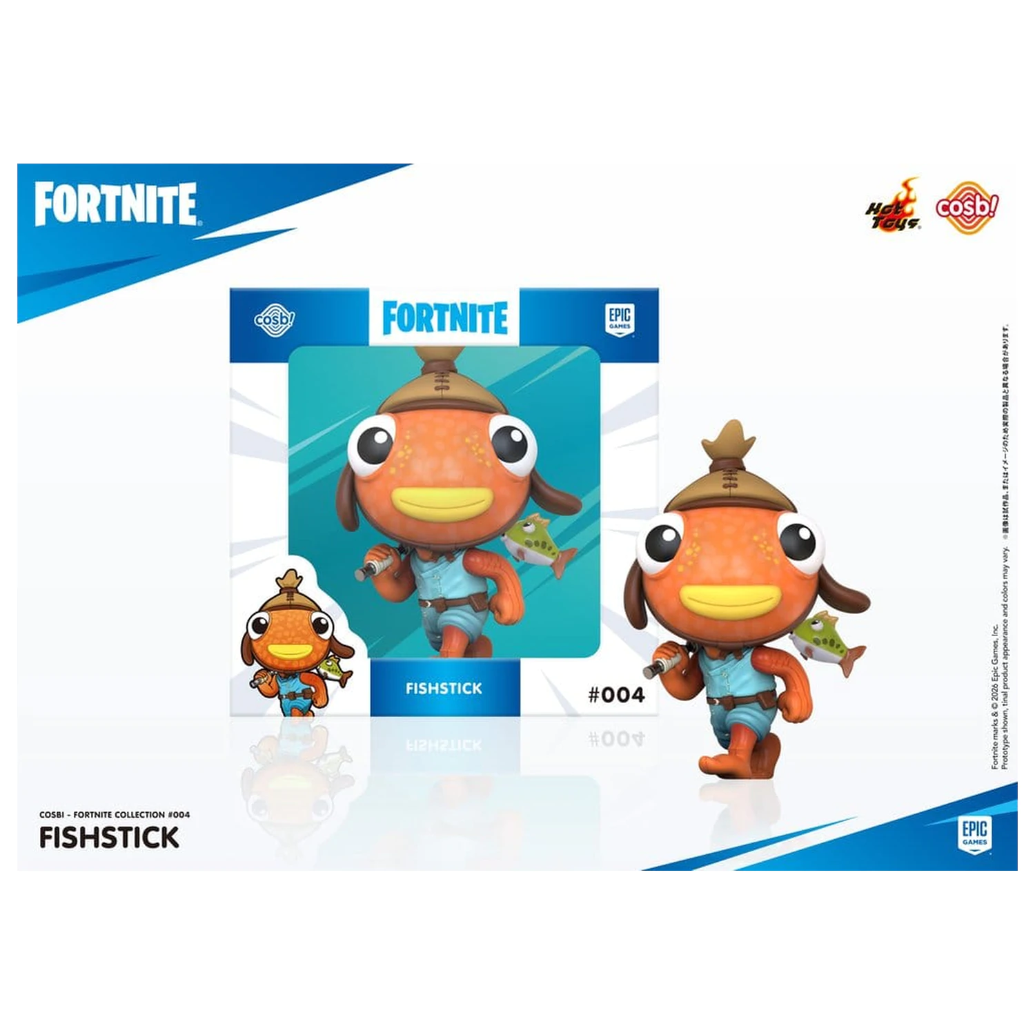 Fortnite Cosbi Mini Figura Fishstick 8 cm fotografija proizvoda