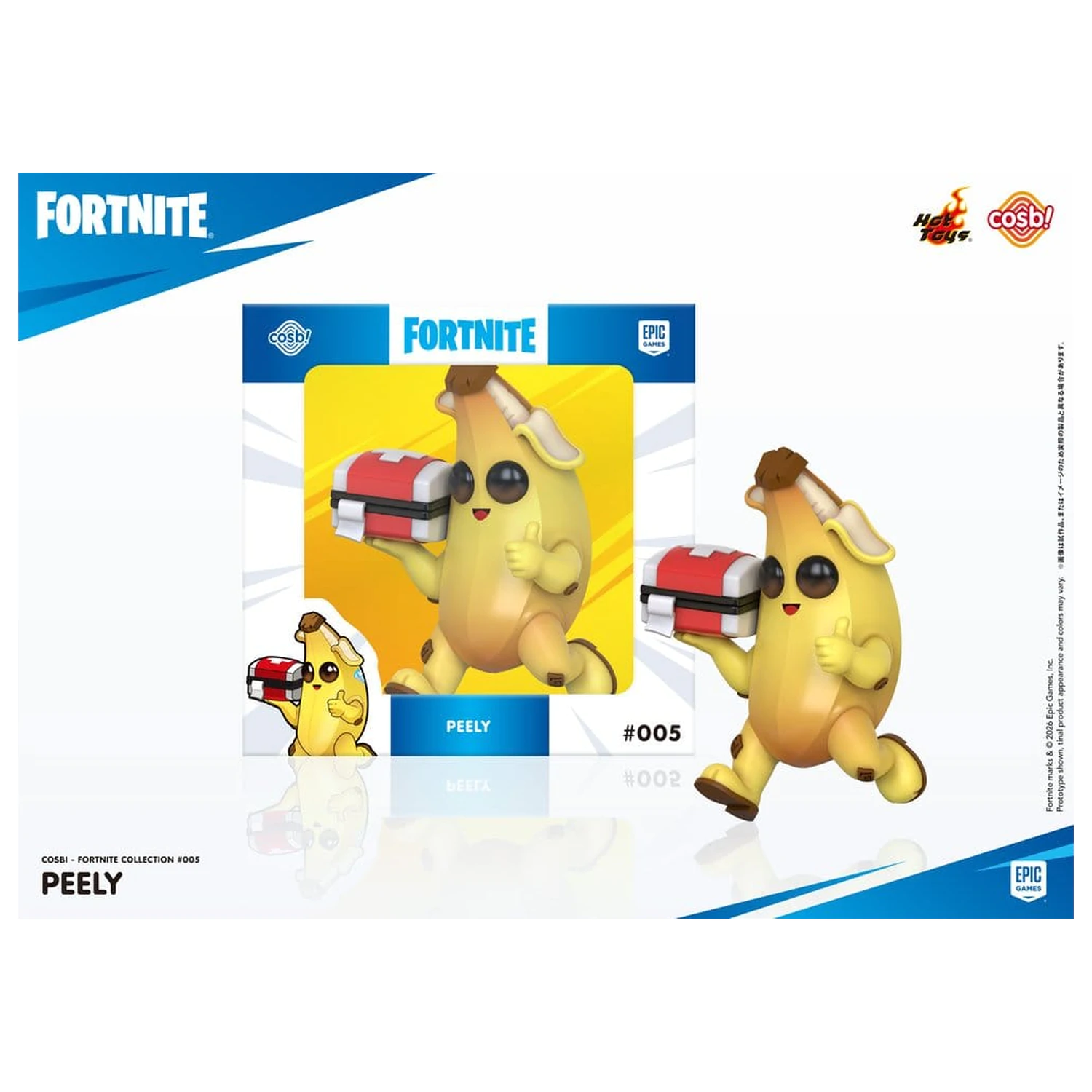 Fortnite Cosbi Mini Figura Peely 8 cm fotografija proizvoda