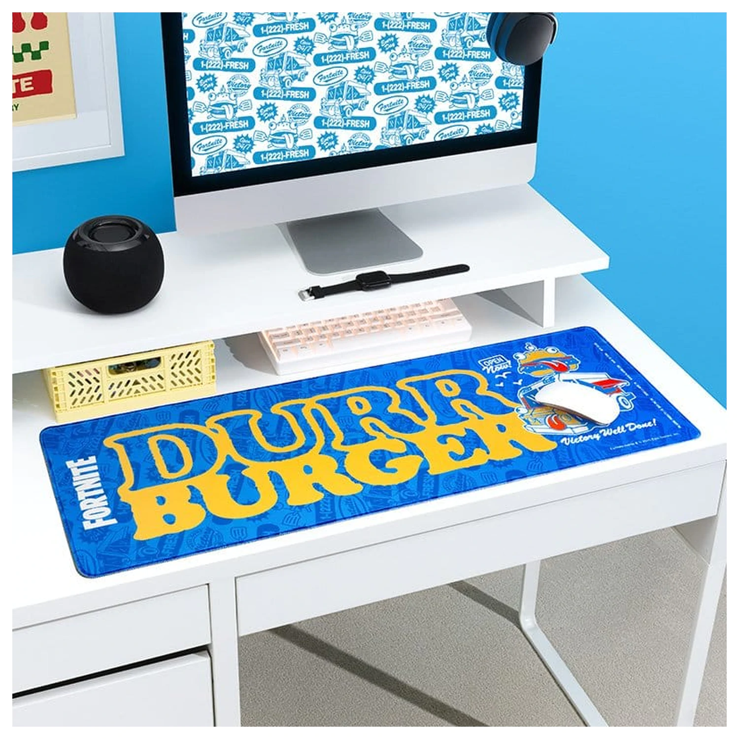 Fortnite podloga za miša Durr Burger 81 x 30 cm fotografija proizvoda