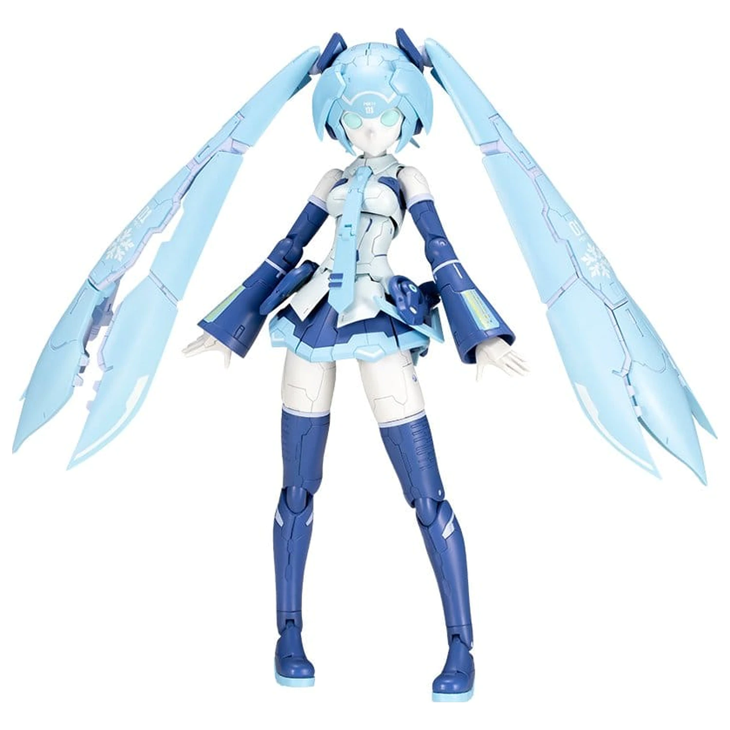 Frame Arms Plastični model Komplet 1/100 Frame Artist Snow Miku 16 cm fotografija proizvoda