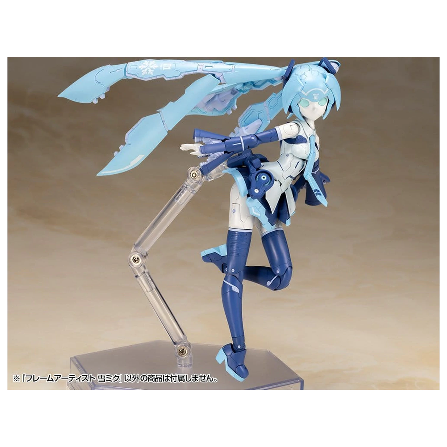 Frame Arms Plastični model Komplet 1/100 Frame Artist Snow Miku 16 cm fotografija proizvoda
