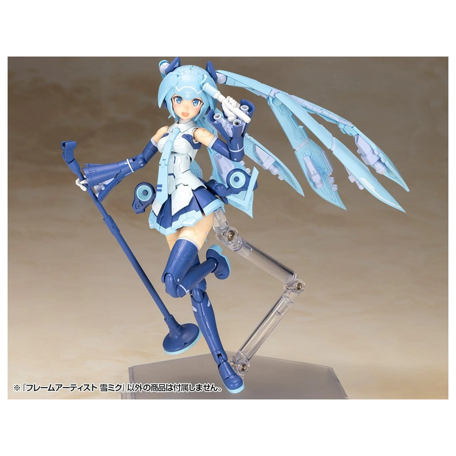 Frame Arms Plastični model Komplet 1/100 Frame Artist Snow Miku 16 cm fotografija proizvoda