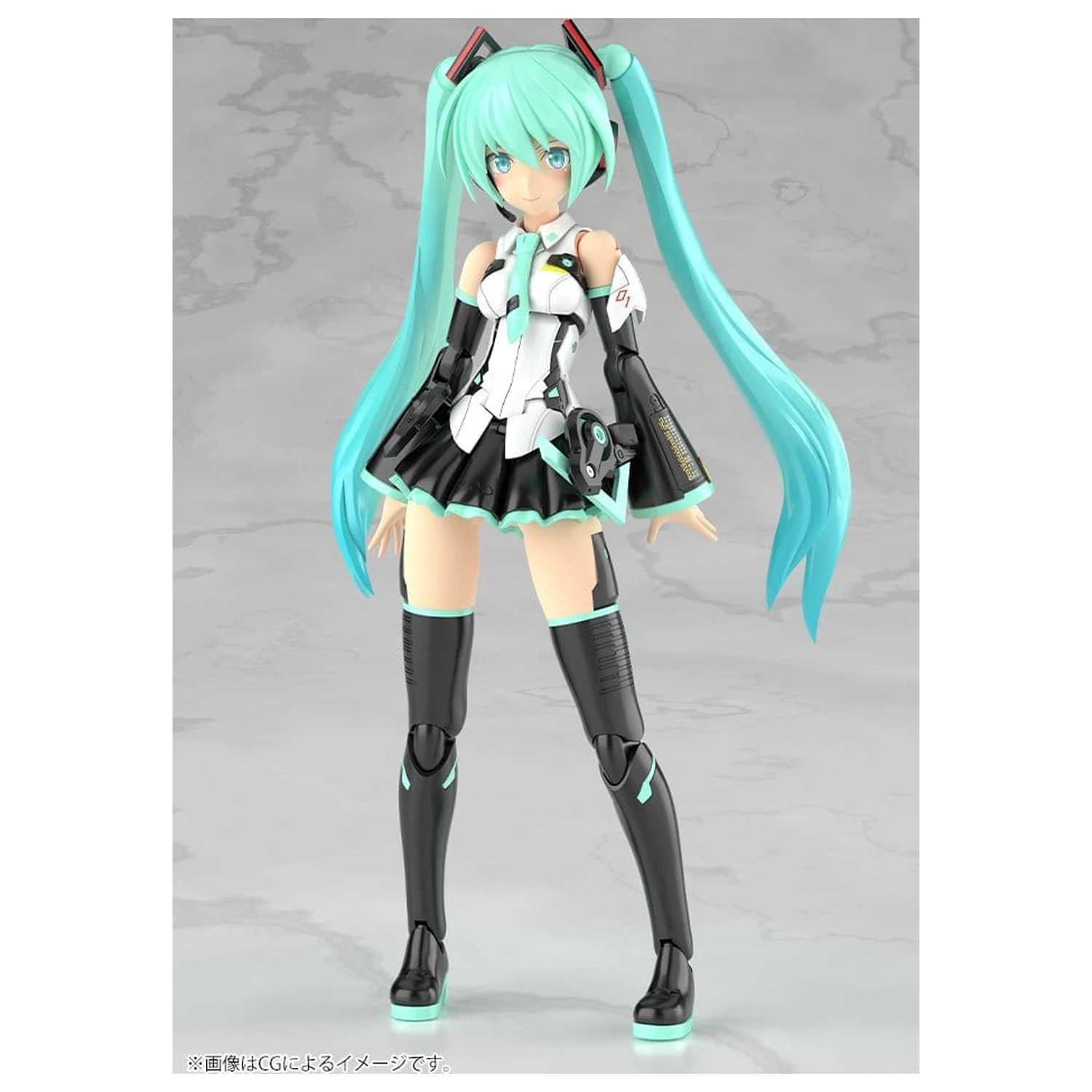 Frame Arms Girl Plastični model kit Grande Scale Frame Music Girl Hatsune Miku 25 cm fotografija proizvoda