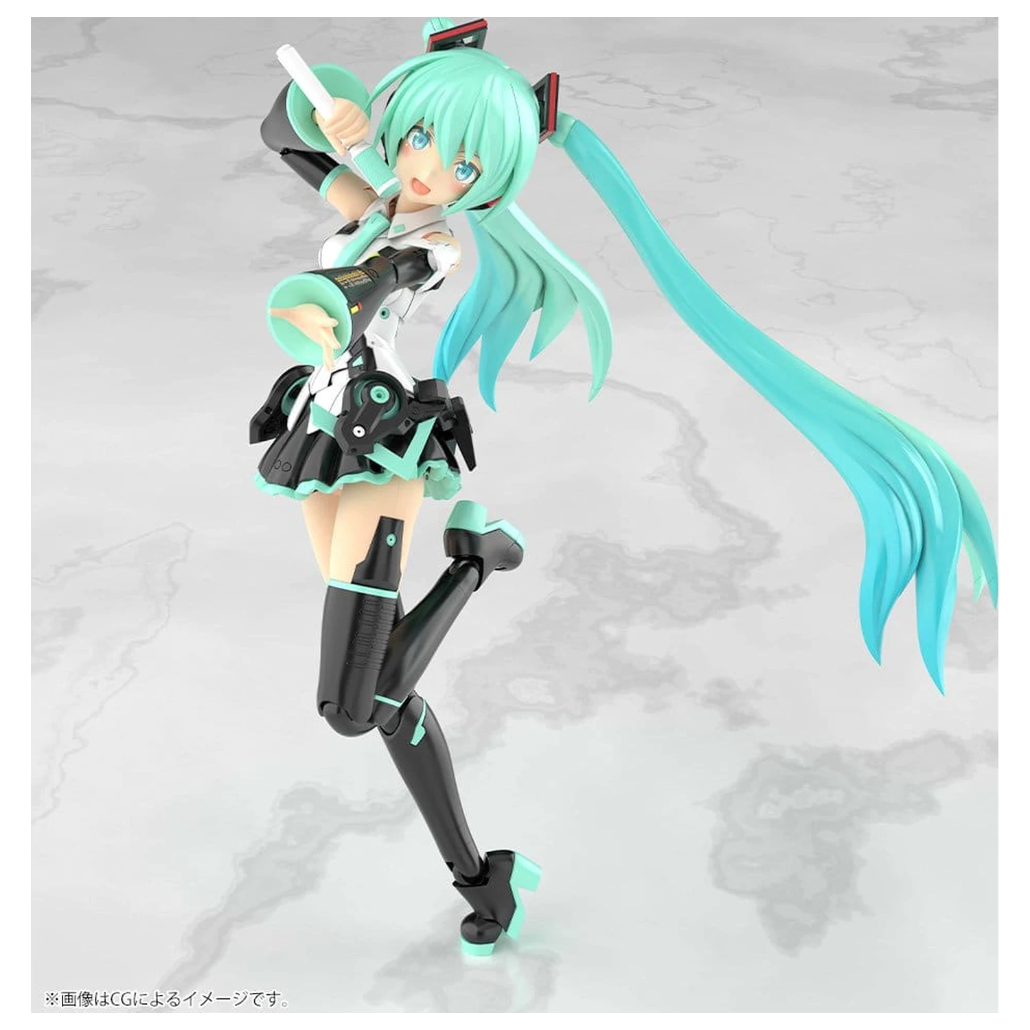 Frame Arms Girl Plastični model kit Grande Scale Frame Music Girl Hatsune Miku 25 cm fotografija proizvoda