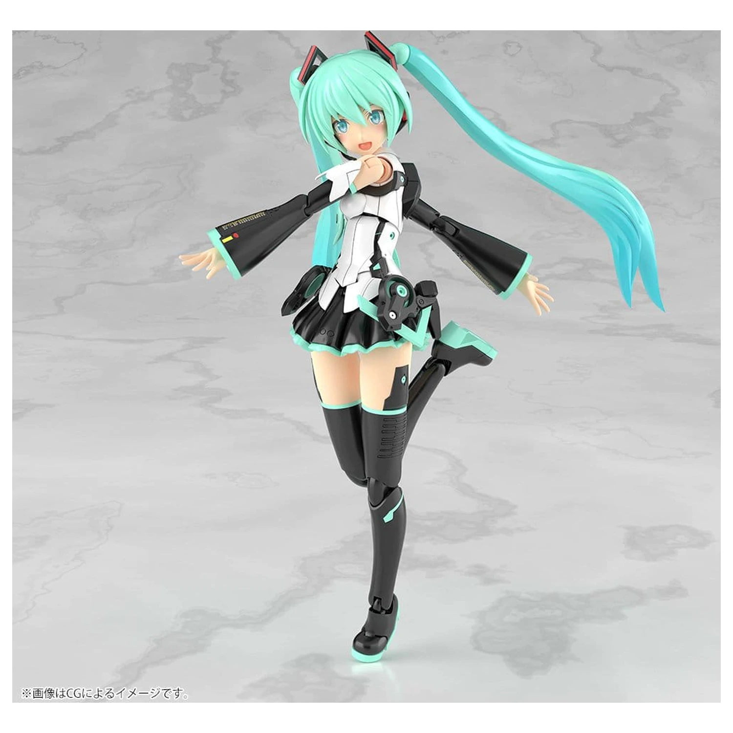Frame Arms Girl Plastični model kit Grande Scale Frame Music Girl Hatsune Miku 25 cm fotografija proizvoda