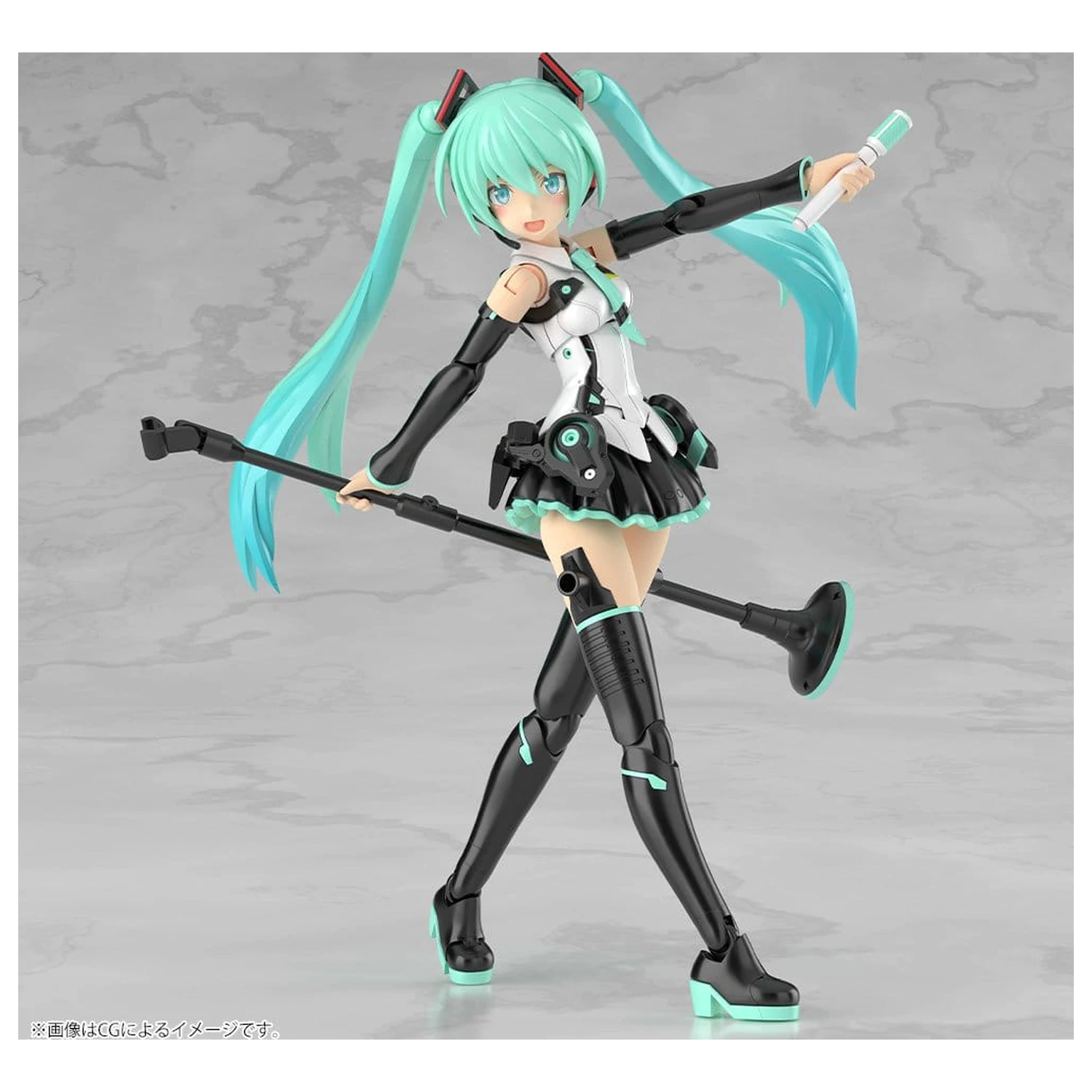 Frame Arms Girl Plastični model kit Grande Scale Frame Music Girl Hatsune Miku 25 cm fotografija proizvoda
