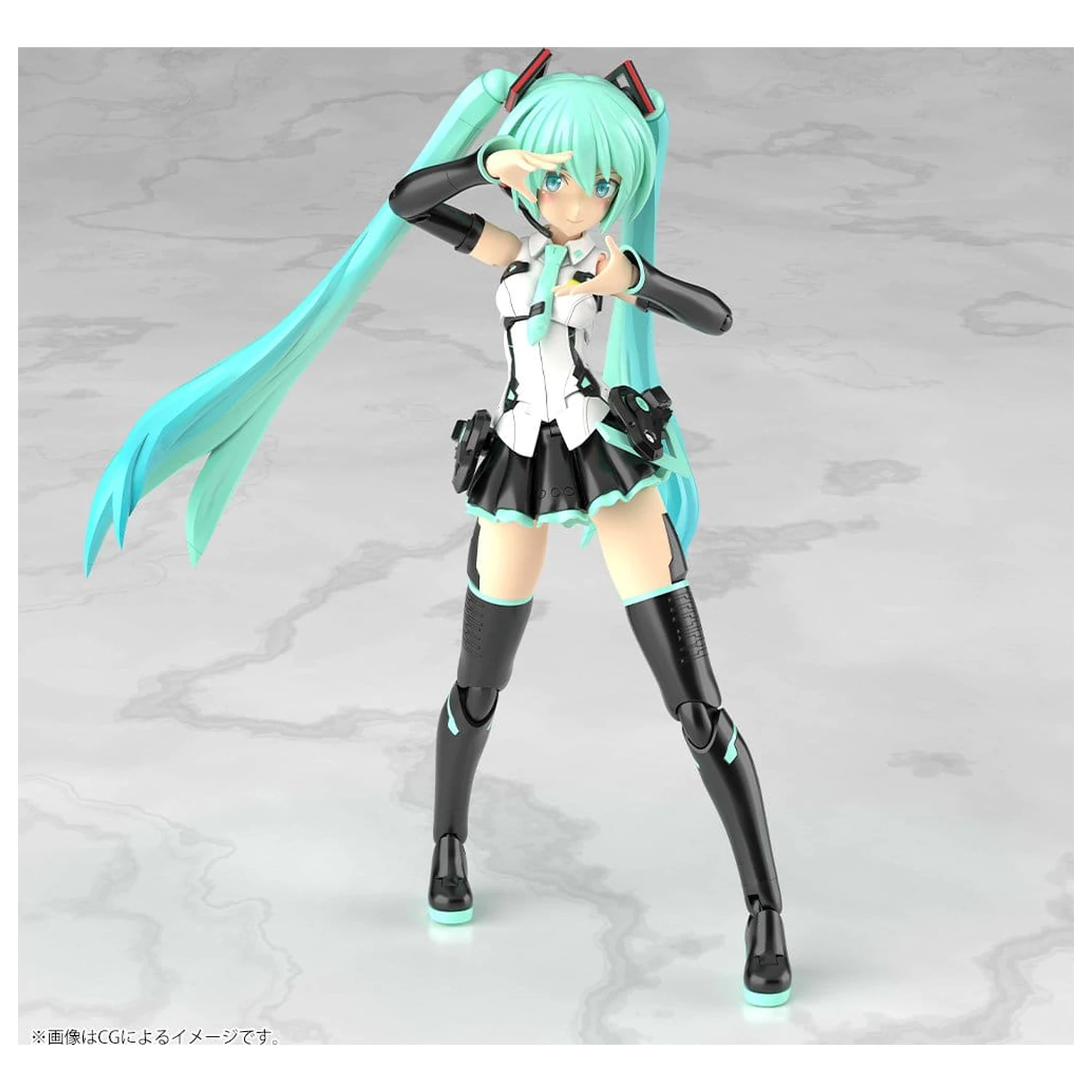 Frame Arms Girl Plastični model kit Grande Scale Frame Music Girl Hatsune Miku 25 cm fotografija proizvoda