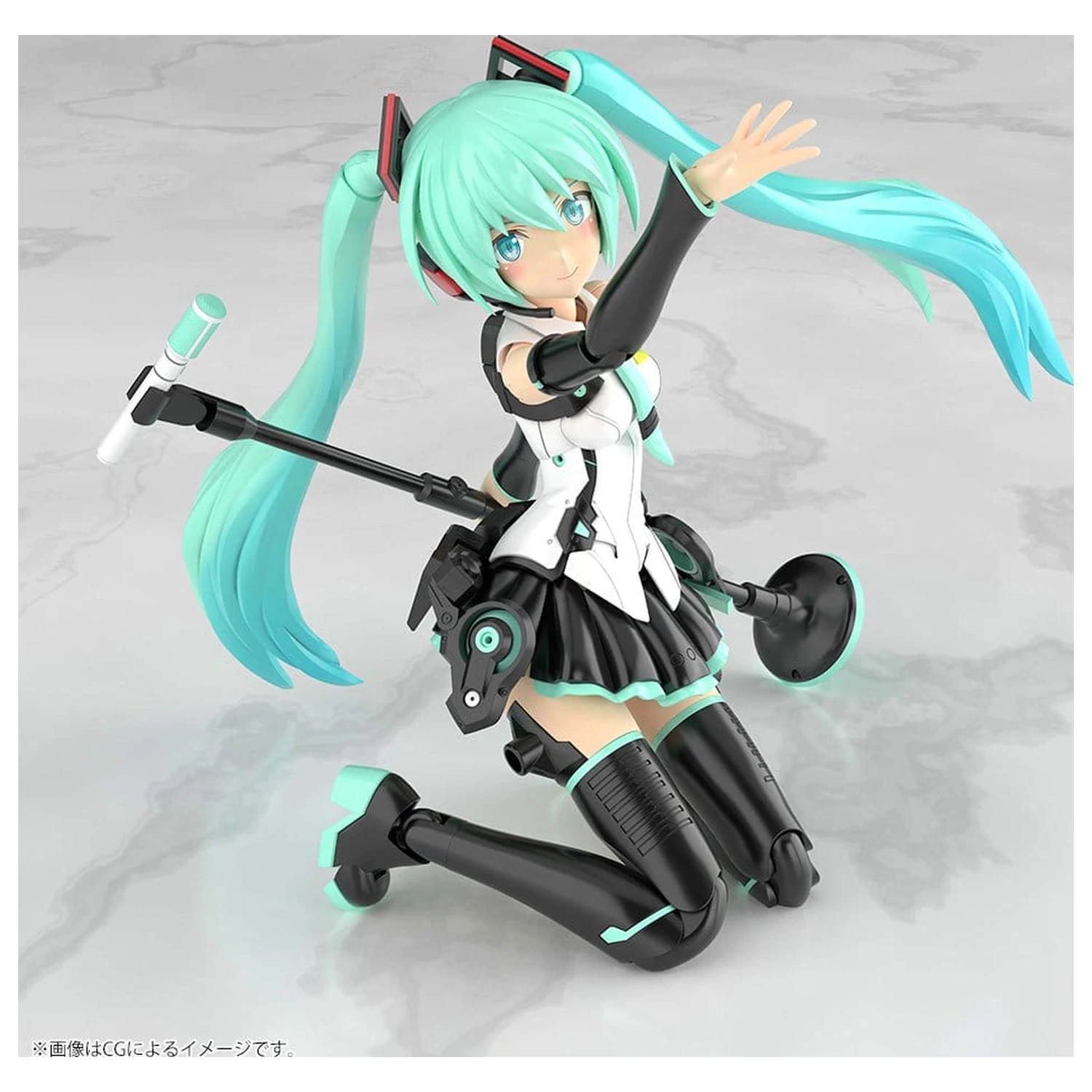 Frame Arms Girl Plastični model kit Grande Scale Frame Music Girl Hatsune Miku 25 cm fotografija proizvoda