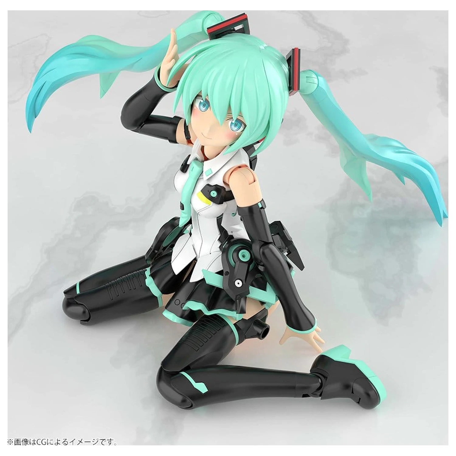Frame Arms Girl Plastični model kit Grande Scale Frame Music Girl Hatsune Miku 25 cm fotografija proizvoda