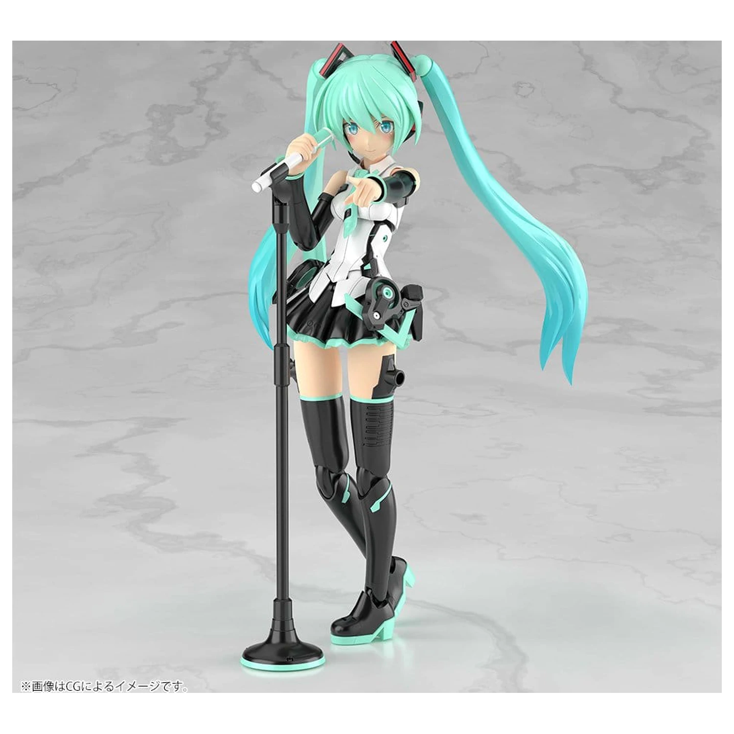 Frame Arms Girl Plastični model kit Grande Scale Frame Music Girl Hatsune Miku 25 cm fotografija proizvoda