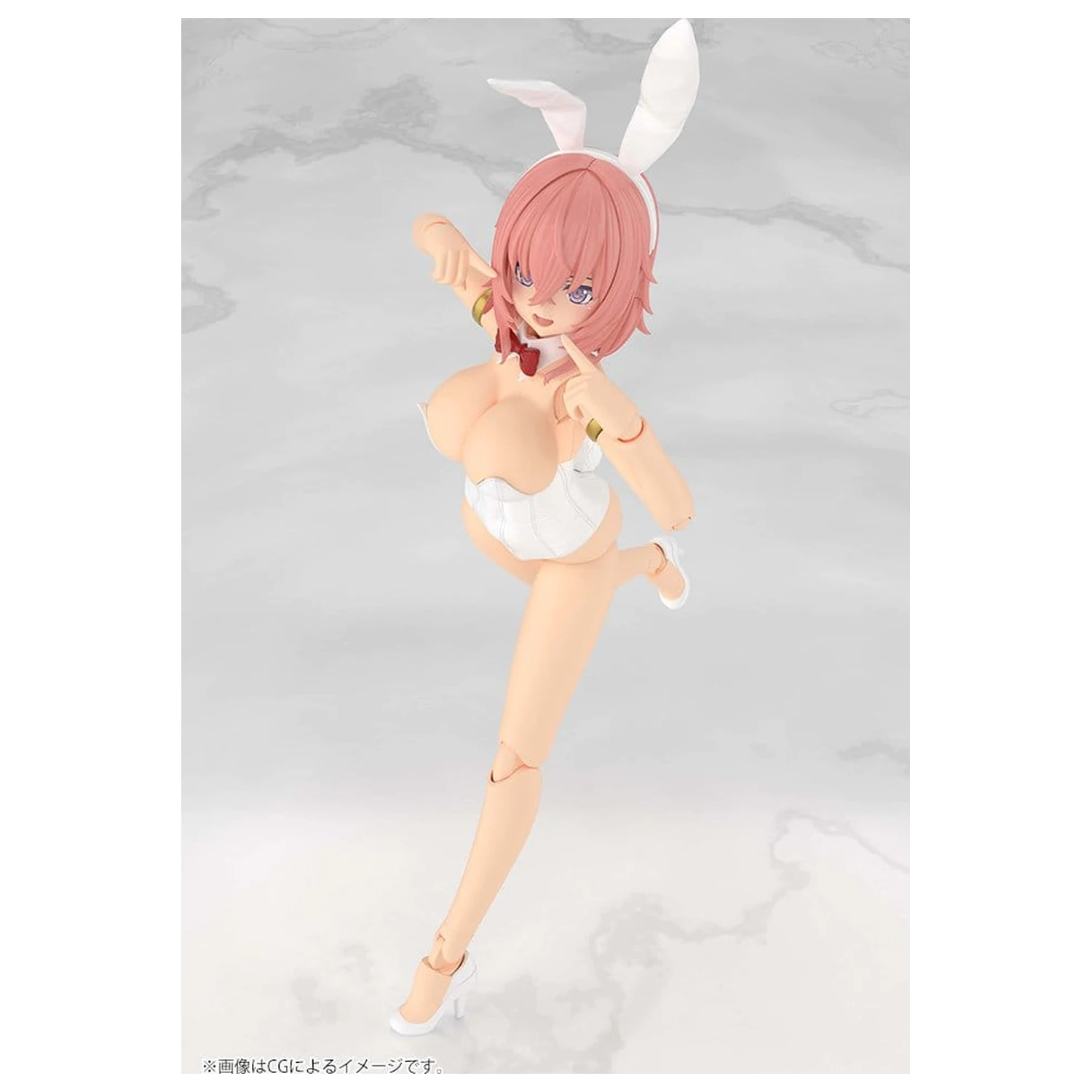 Frame Arms Girl plastični model Durga I Bunny Style White 18 cm fotografija proizvoda