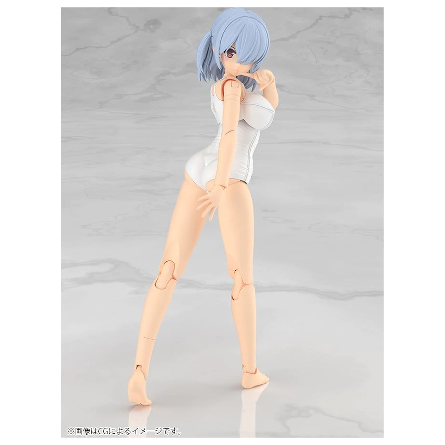 Frame Arms Girl Plastični model komplet Mizuki Školske kupaće gaćice Bijela Ver. 16 cm fotografija proizvoda