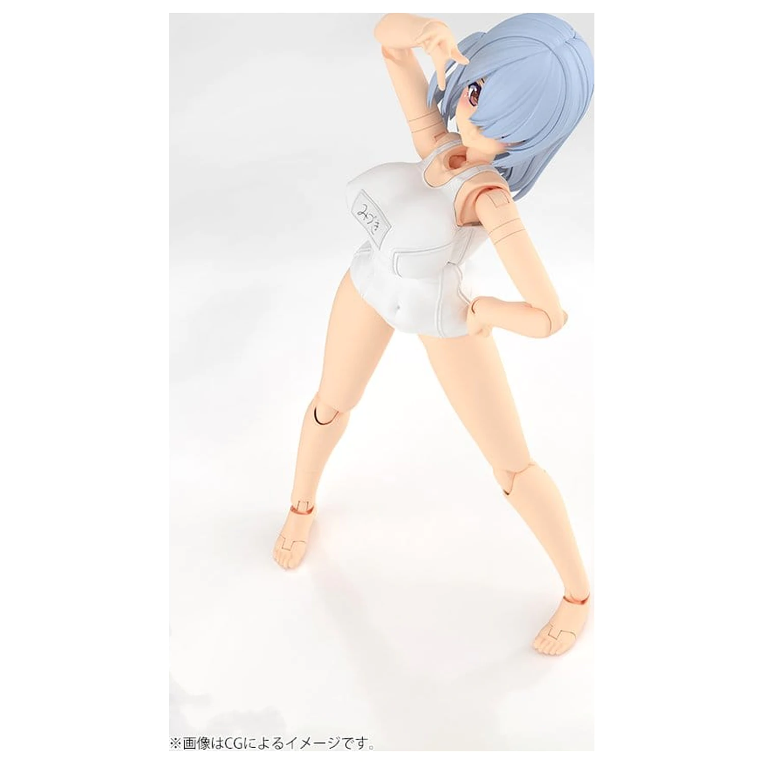Frame Arms Girl Plastični model komplet Mizuki Školske kupaće gaćice Bijela Ver. 16 cm fotografija proizvoda