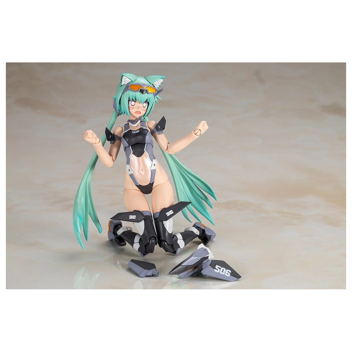 Frame Arms Girl Plastic Model Kit Stylet Swimsuit Low Visibility Ver. 16 cm fotografija proizvoda