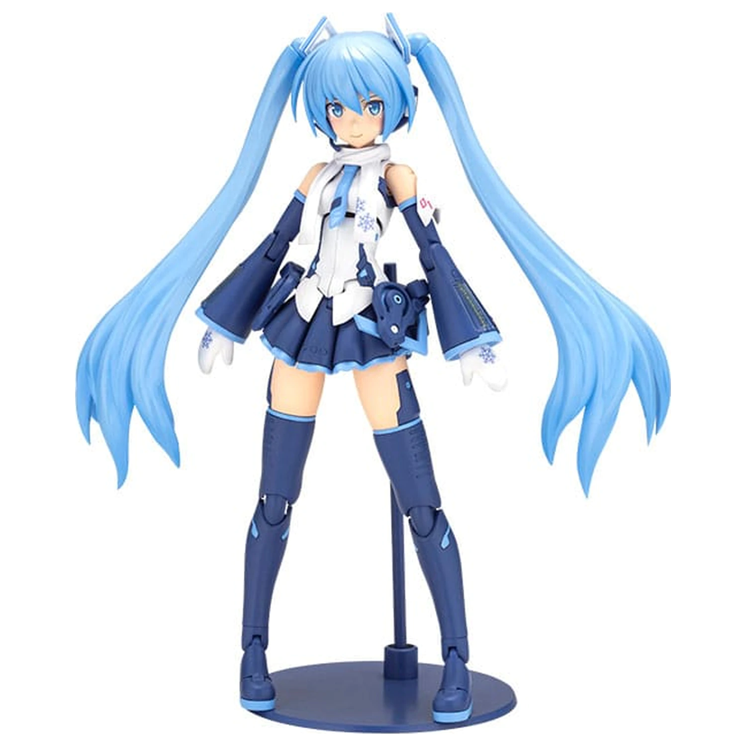 Frame Arms Girl x Hatsune Miku plastični model kit Frame Music Girl Snow Miku Another Color Ver. 15 cm fotografija proizvoda