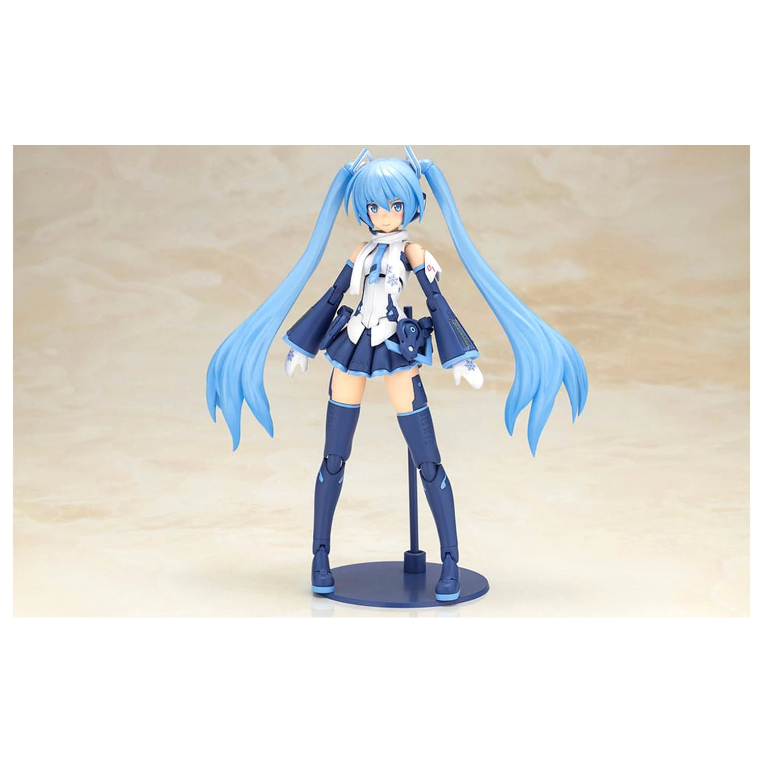 Frame Arms Girl x Hatsune Miku plastični model kit Frame Music Girl Snow Miku Another Color Ver. 15 cm fotografija proizvoda