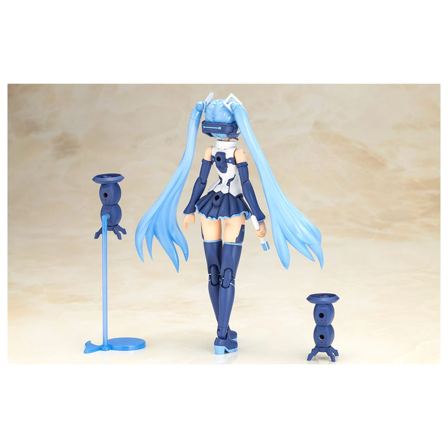Frame Arms Girl x Hatsune Miku plastični model kit Frame Music Girl Snow Miku Another Color Ver. 15 cm fotografija proizvoda