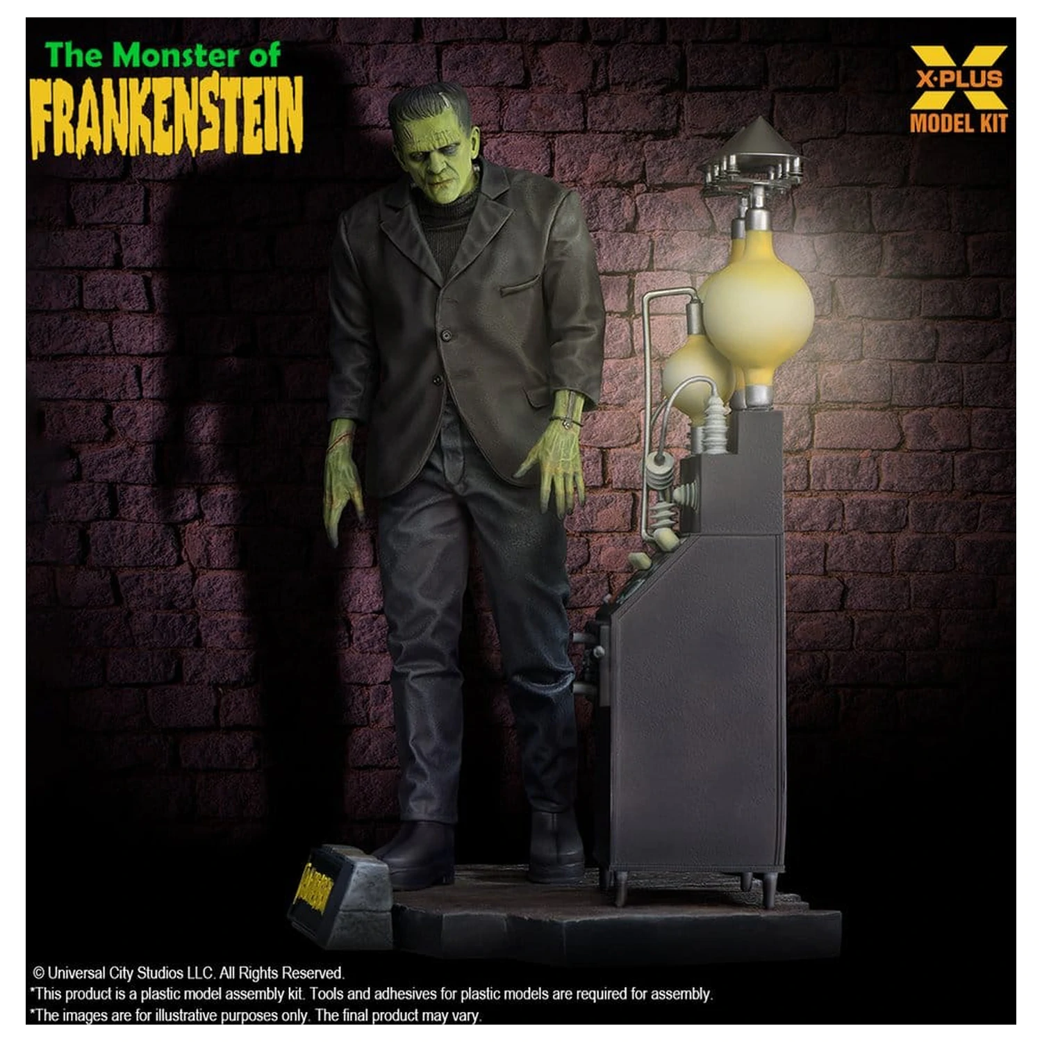 Frankenstein plastični model kit 1/8 The Monster of Frankenstein 27 cm fotografija proizvoda