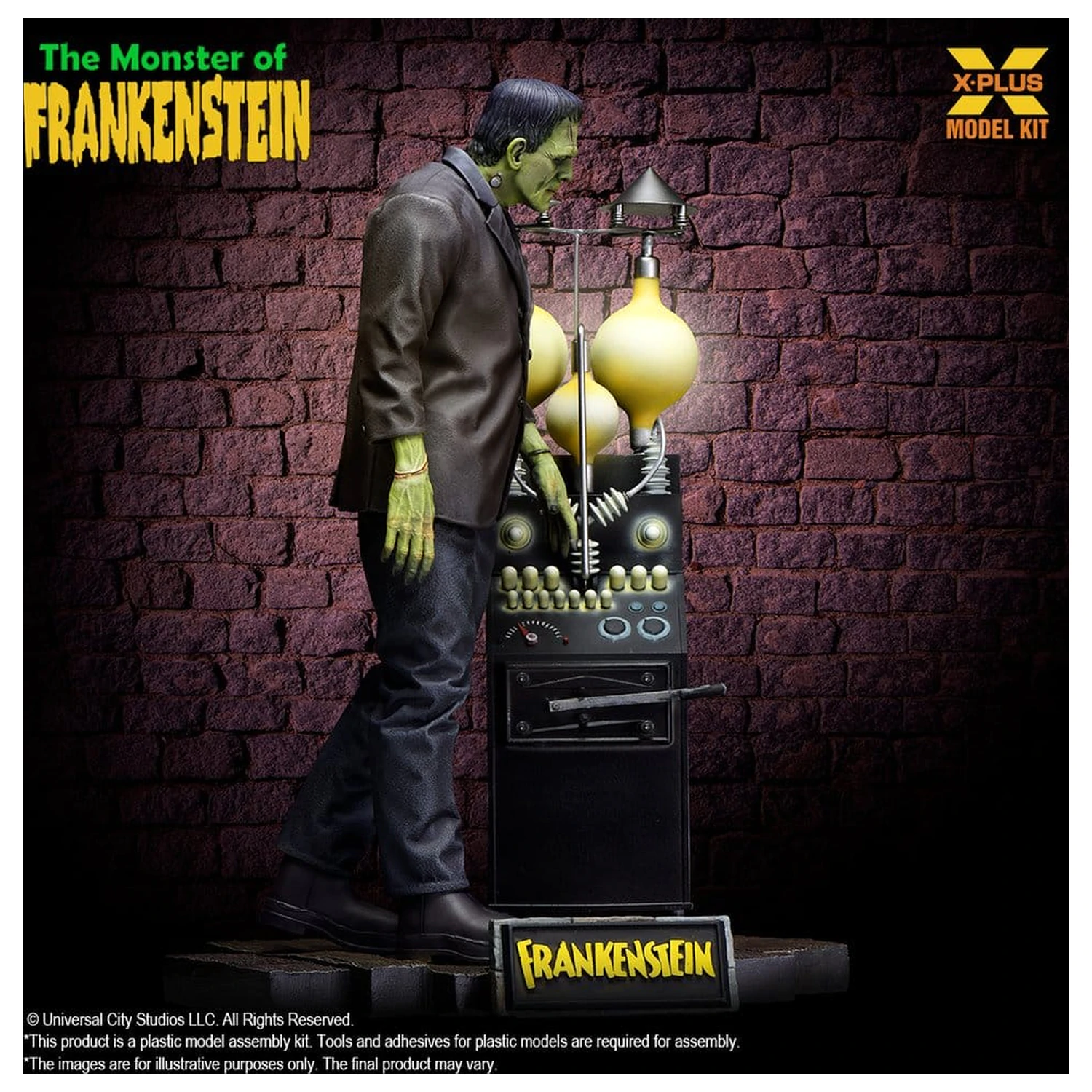 Frankenstein plastični model kit 1/8 The Monster of Frankenstein 27 cm fotografija proizvoda