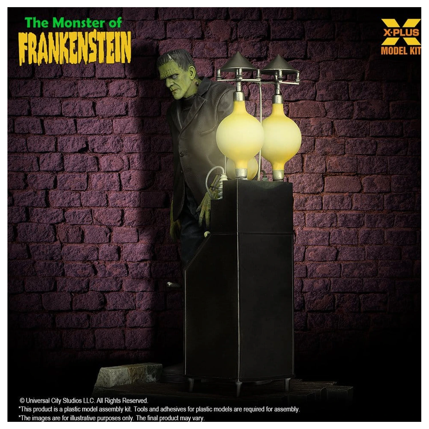 Frankenstein plastični model kit 1/8 The Monster of Frankenstein 27 cm fotografija proizvoda