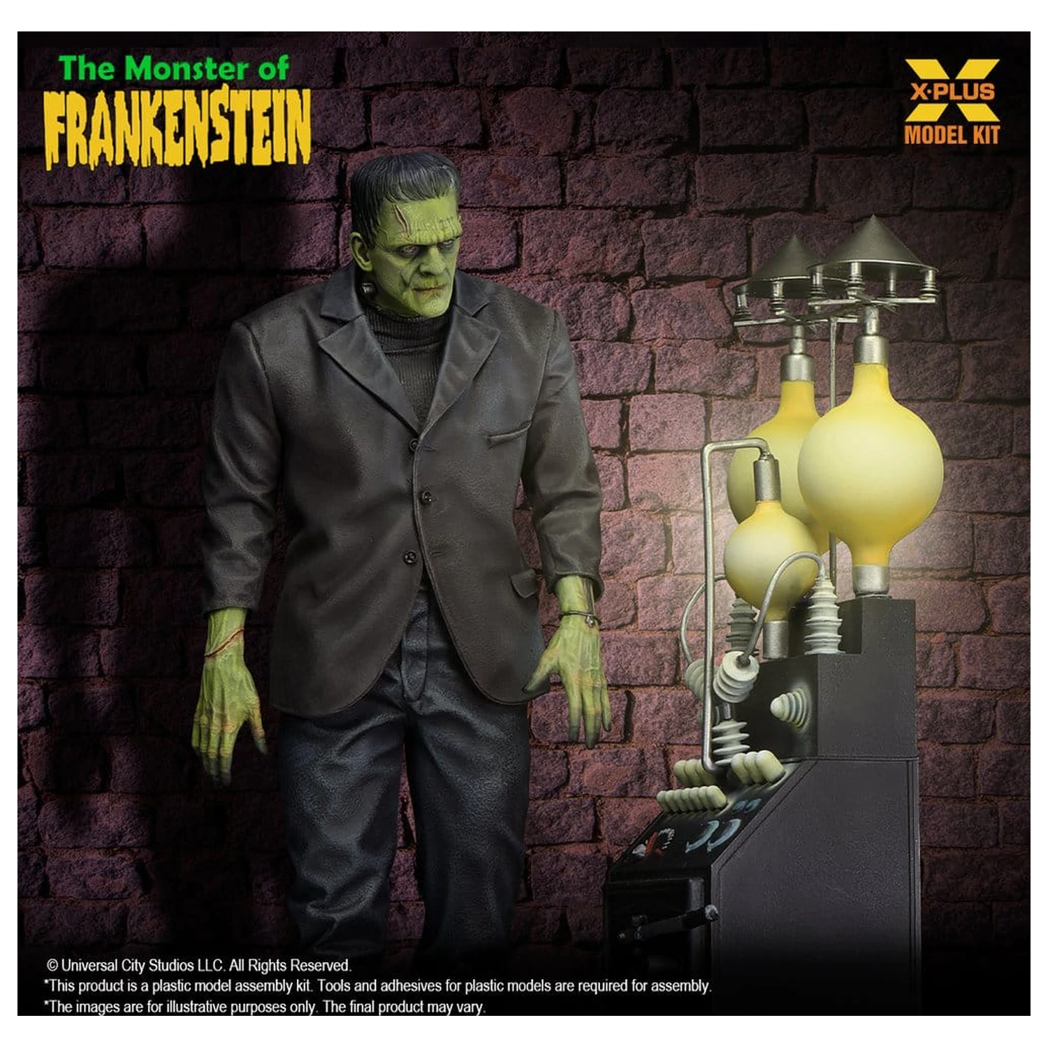 Frankenstein plastični model kit 1/8 The Monster of Frankenstein 27 cm fotografija proizvoda