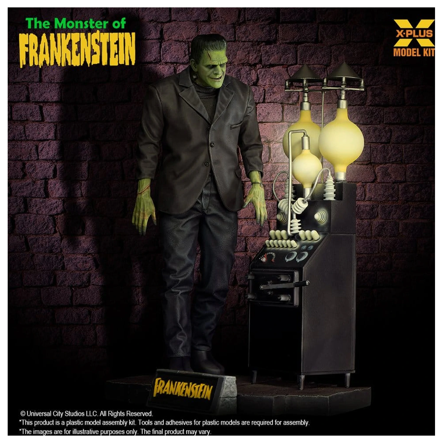 Frankenstein plastični model kit 1/8 The Monster of Frankenstein 27 cm fotografija proizvoda
