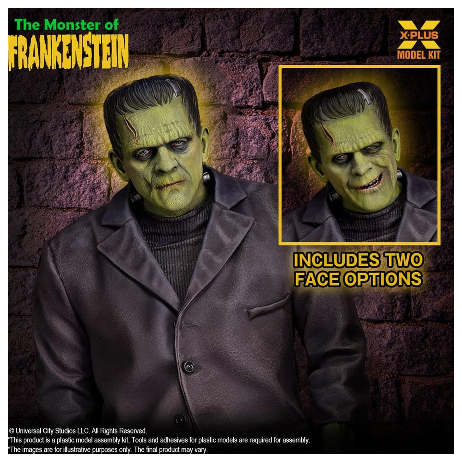 Frankenstein plastični model kit 1/8 The Monster of Frankenstein 27 cm fotografija proizvoda