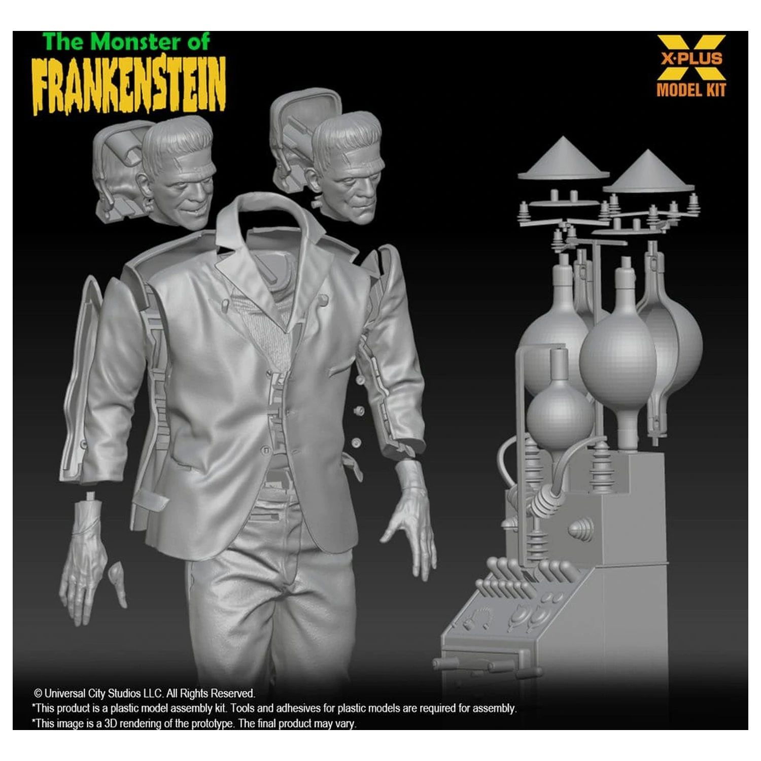 Frankenstein plastični model kit 1/8 The Monster of Frankenstein 27 cm fotografija proizvoda