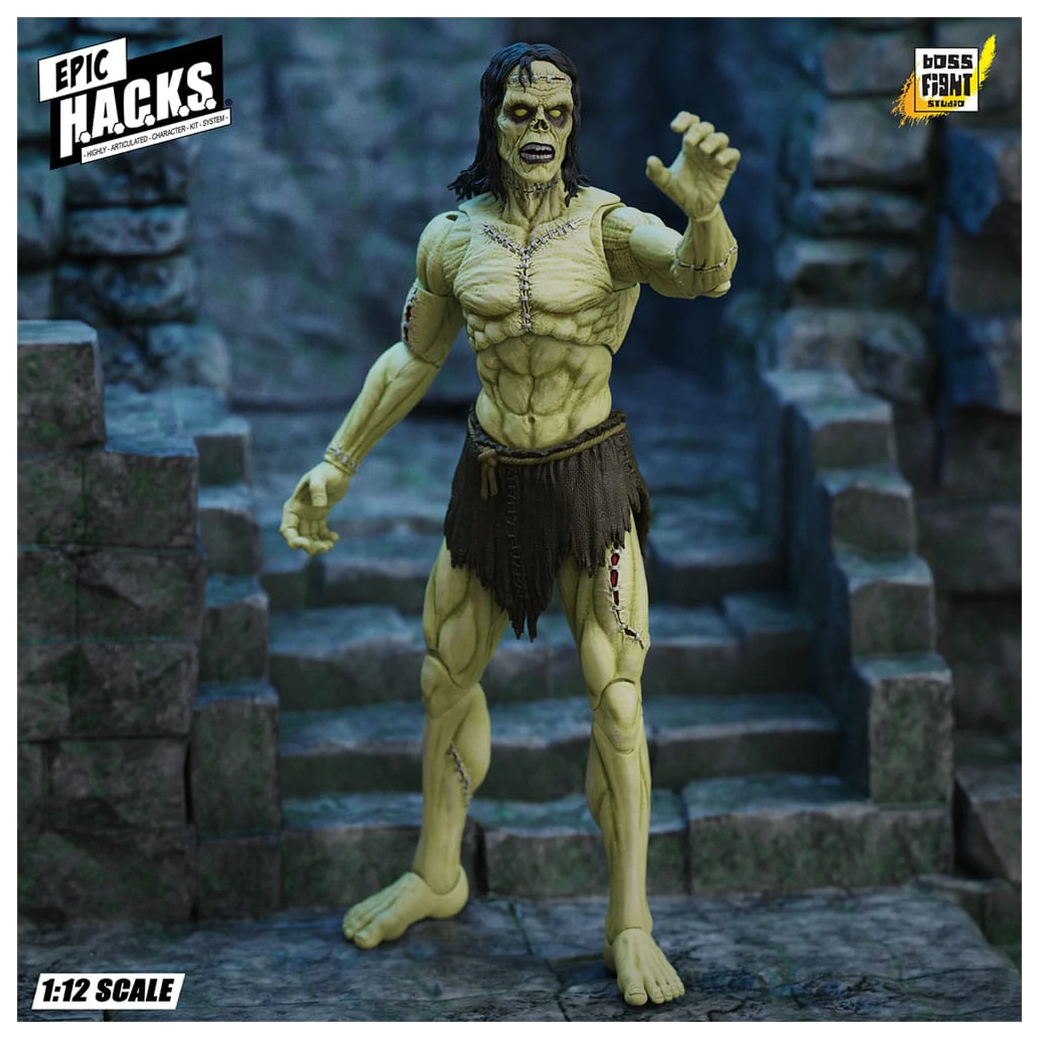 Frankenstein's Monster Epic H.A.C.K.S. Akcijska figura 1/12 Undead Creature 19 cm fotografija proizvoda