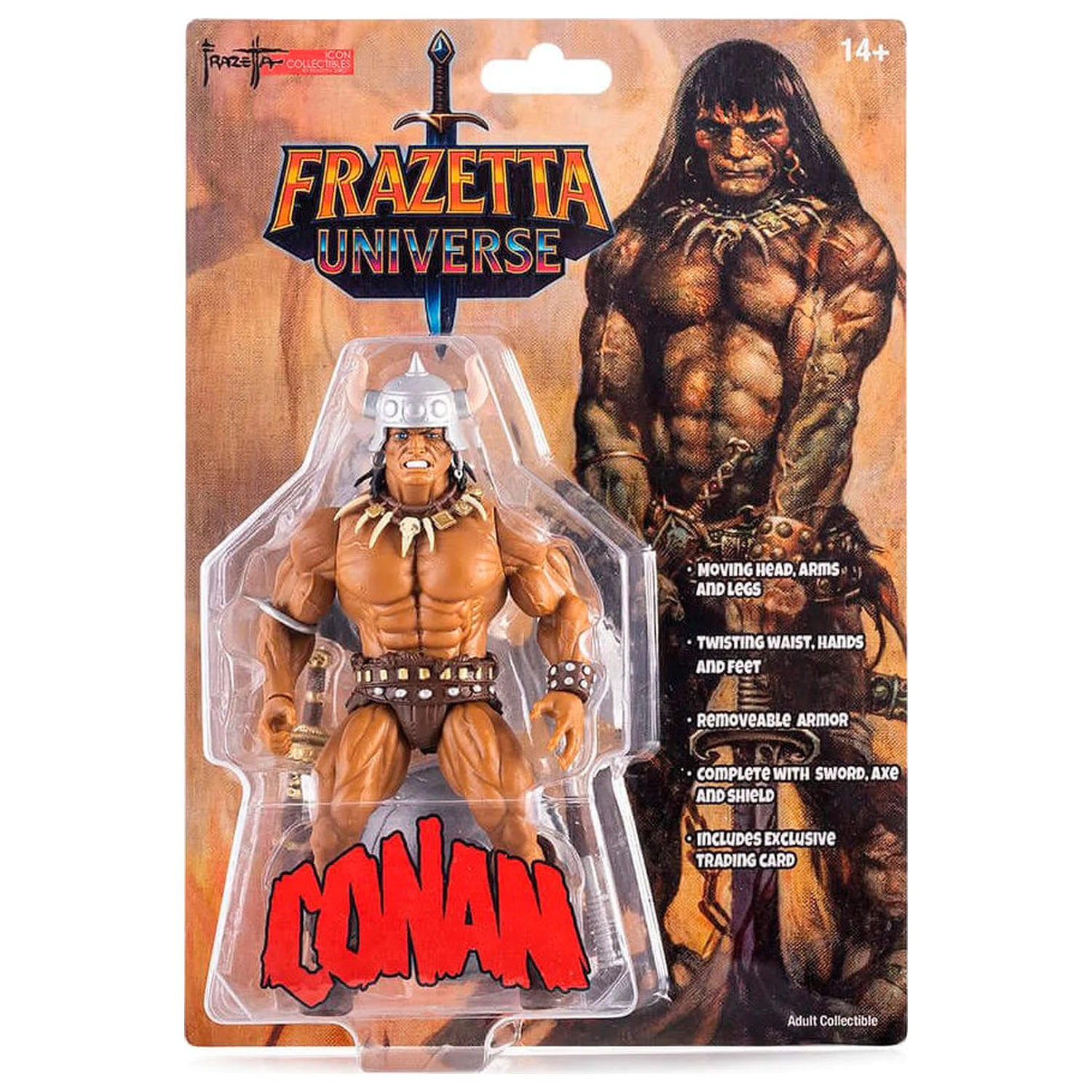 Frazetta Icon Conan The Barbarian figura 14cm fotografija proizvoda