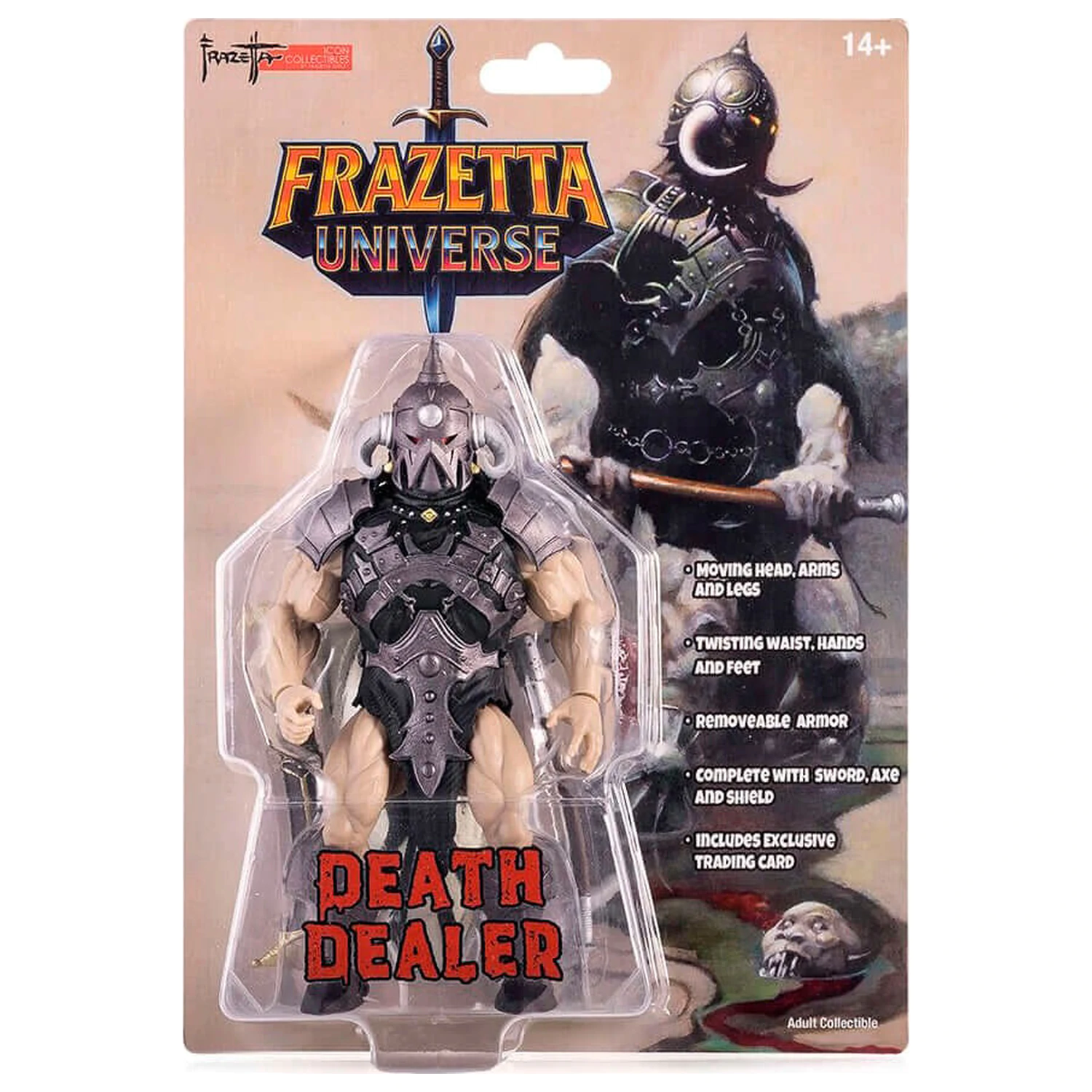 Frazetta Icon Death Dealer figura 14cm fotografija proizvoda