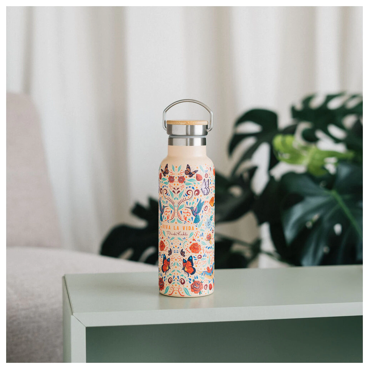 Frida Kahlo Long Live Life boca od nehrđajućeg čelika 500 ml fotografija proizvoda