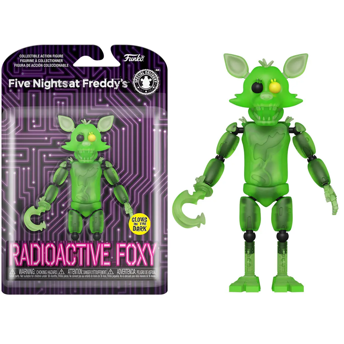 Five Nights at Freddy's akcijska figura Radioactive Foxy (GW) 13 cm fotografija proizvoda