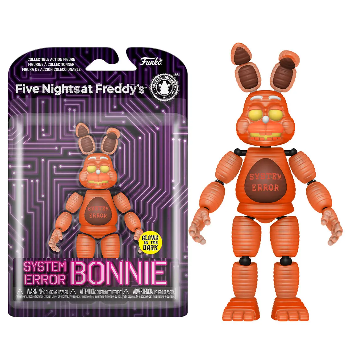 Five Nights at Freddy's Akcijska Figura System Error Bonnie (GW) 13 cm fotografija proizvoda