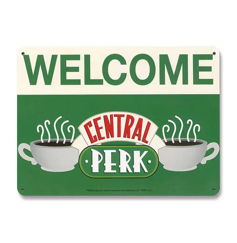 Friends Limena tabla Central Perk Welcome 15 x 21 cm fotografija proizvoda