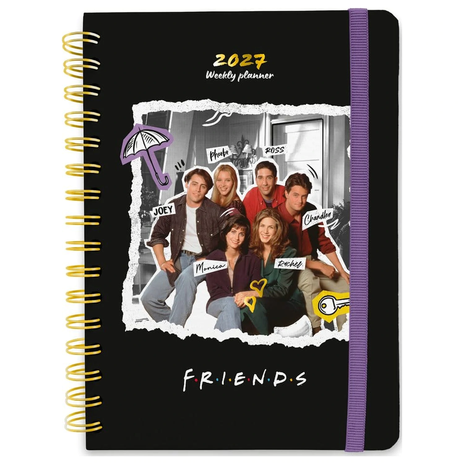 Friends cjelogodišnji planer 2027 A5 fotografija proizvoda