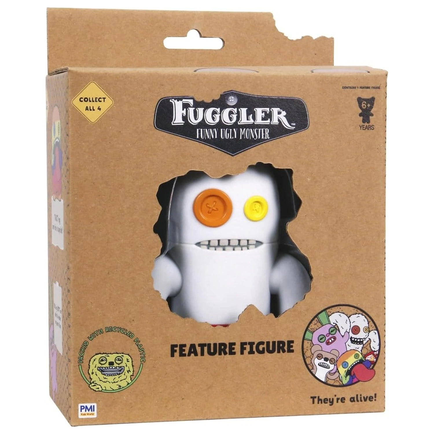 Fuggler: Feature Figures Figura Window Box Sasquoosh Bijela fotografija proizvoda