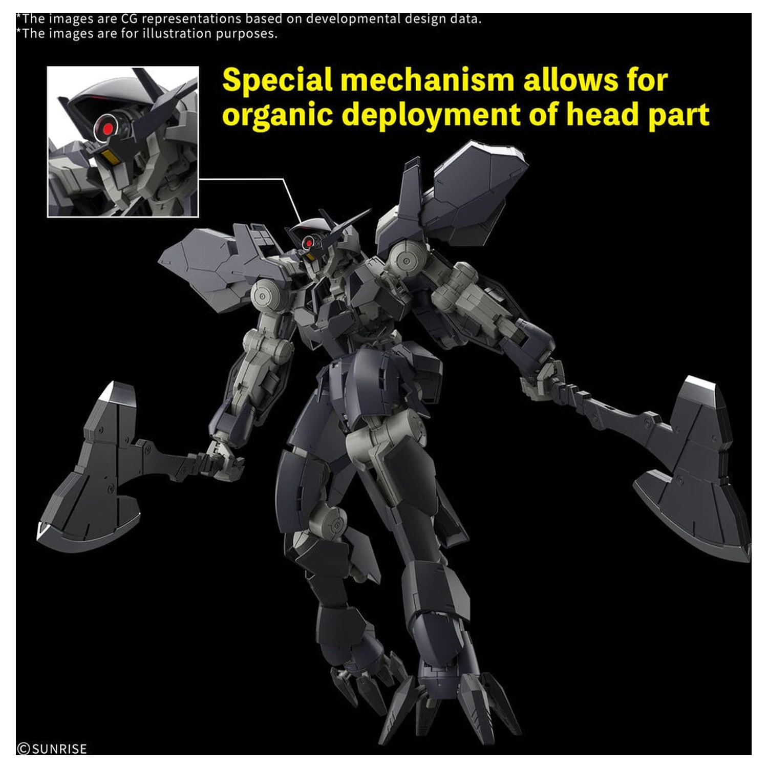 Full Mechanics 1/100 Graze Ein Mobile Suit Gundam Iron-Blooded Orphans Model Komplet fotografija proizvoda